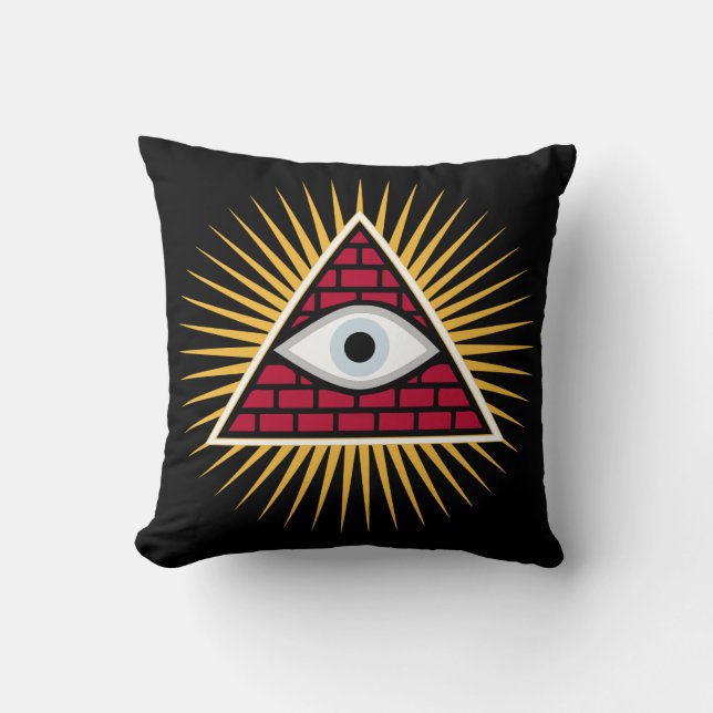 Freemasonic eye cushion (Front)