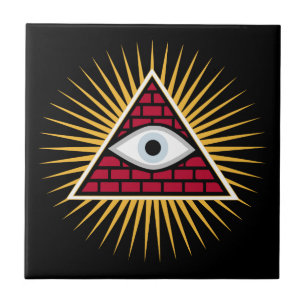Freemasonic eye tile