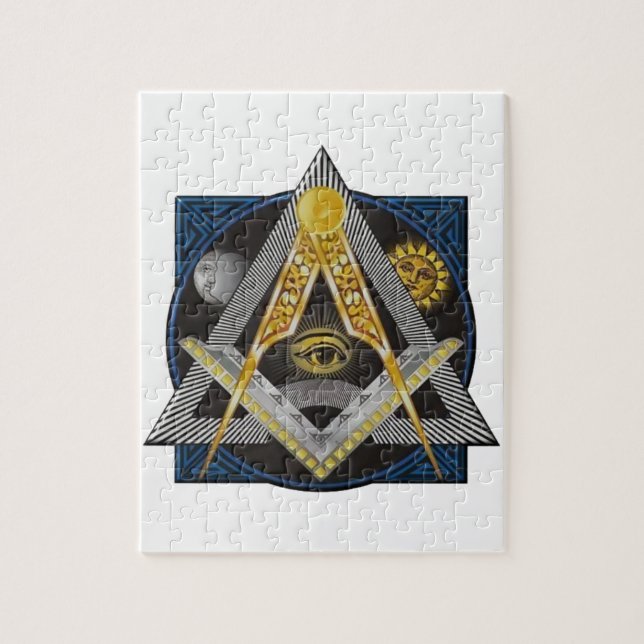 Freemasonry Emblem Jigsaw Puzzle (Vertical)