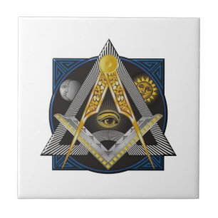 Freemasonry Emblem Tile