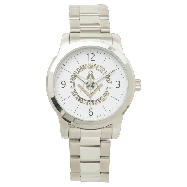 Freemasonry emblem watch (Front)