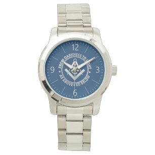 Freemasonry emblem watch