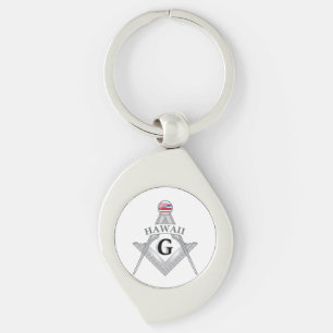 Freemasonry lodge of the state of Hawaii Key Ring