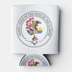 Freemasonry lodge of the state of Illinois Can Cooler