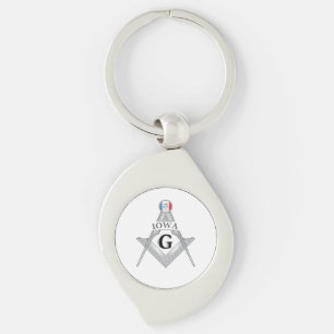 Freemasonry lodge of the state of Iowa Key Ring