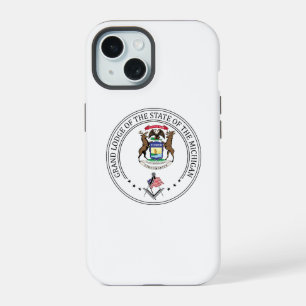 Freemasonry lodge of the state of Michigan iPhone 15 Case
