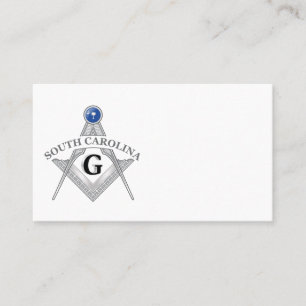 Freemasonry lodge of the state of South Carolina Business Card