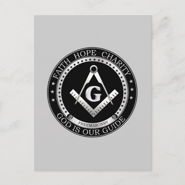 Freemasonry seal postcard (Front)