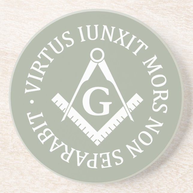 Freemasonry sign coaster (Front)