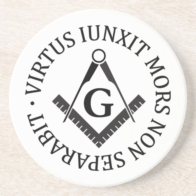 Freemasonry sign coaster (Front)