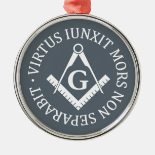 Freemasonry sign metal tree decoration