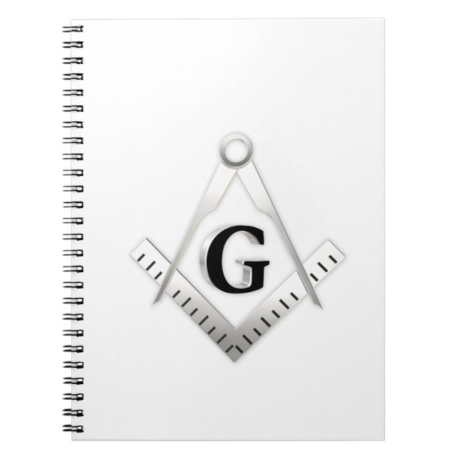 Freemasonry sign spiral notebook (Front)