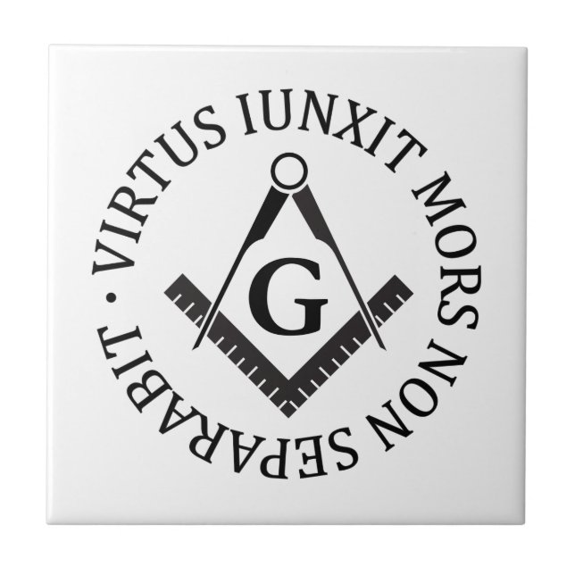 Freemasonry sign tile (Front)