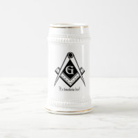 Freemasonry Stein