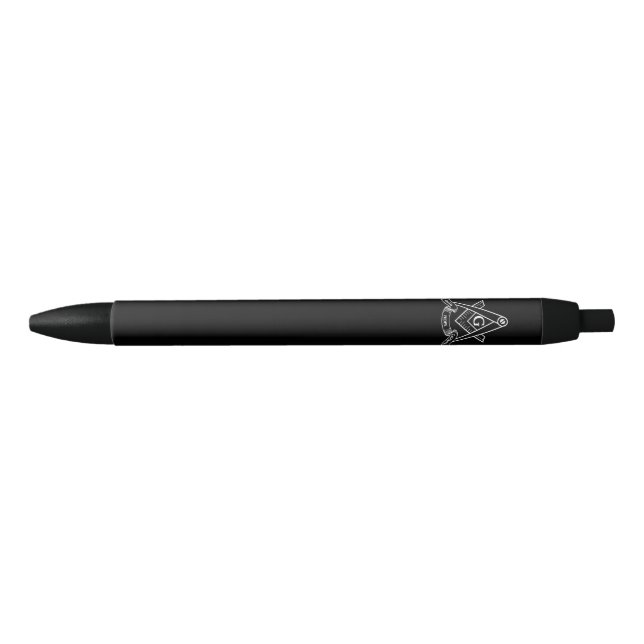 Freemasonry symbol black ink pen (Front)
