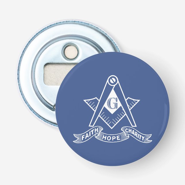 Freemasonry symbol bottle opener (Front)