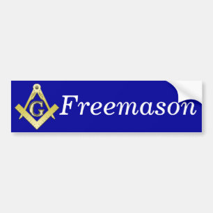 Freemasonry Symbol Bumper Sticker