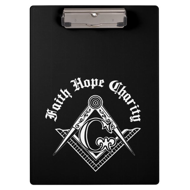Freemasonry symbol clipboard (Front)