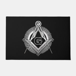 Freemasonry symbol doormat