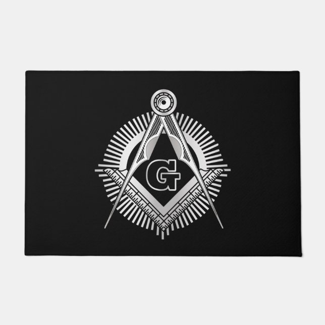 Freemasonry symbol doormat (Front)