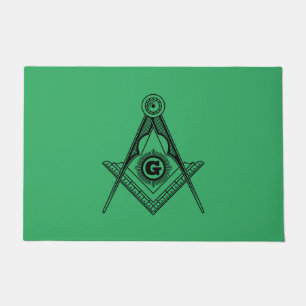 Freemasonry symbol doormat