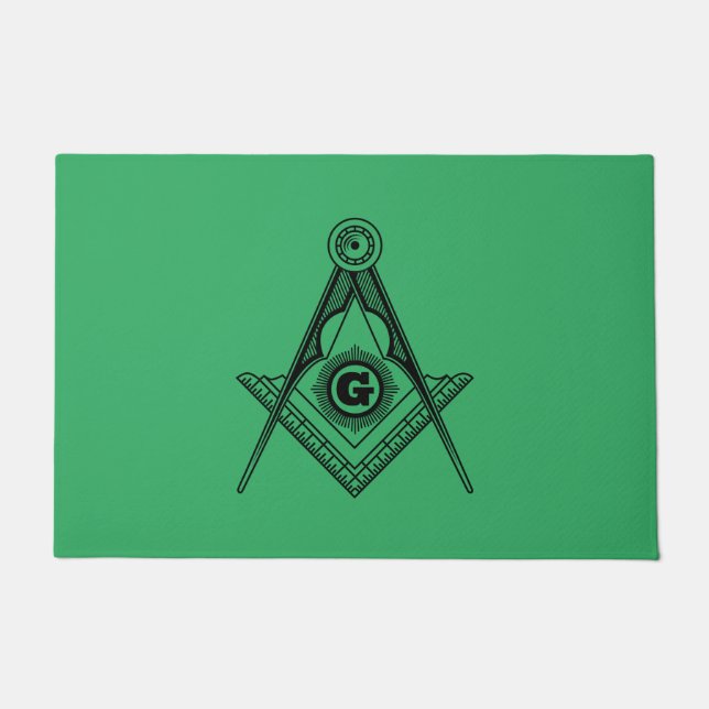 Freemasonry symbol doormat (Front)