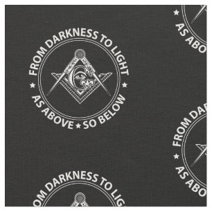 Freemasonry symbol fabric