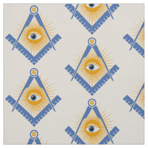 Freemasonry symbol fabric