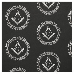 Freemasonry symbol fabric