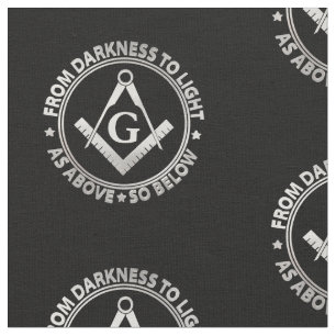 Freemasonry symbol fabric