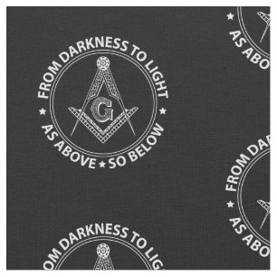 Freemasonry symbol fabric