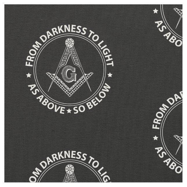Freemasonry symbol fabric (Close Up)