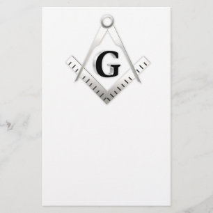 Freemasonry symbol flyer