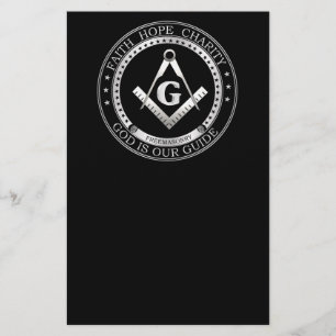 Freemasonry symbol flyer