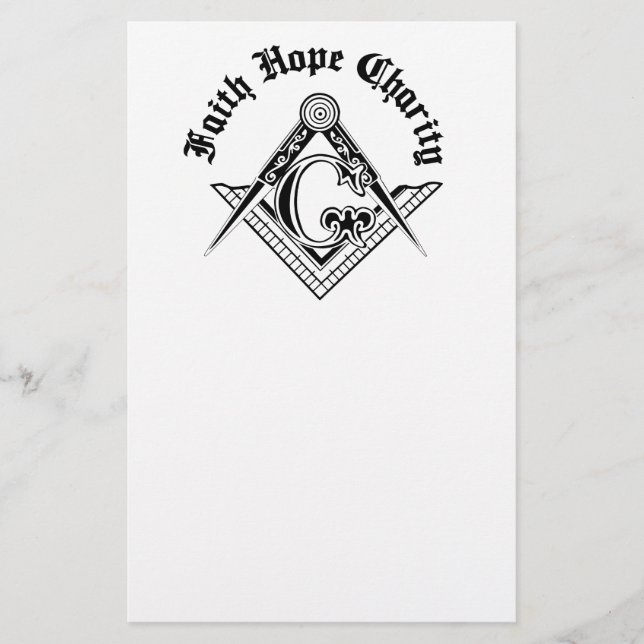 Freemasonry symbol flyer (Front)