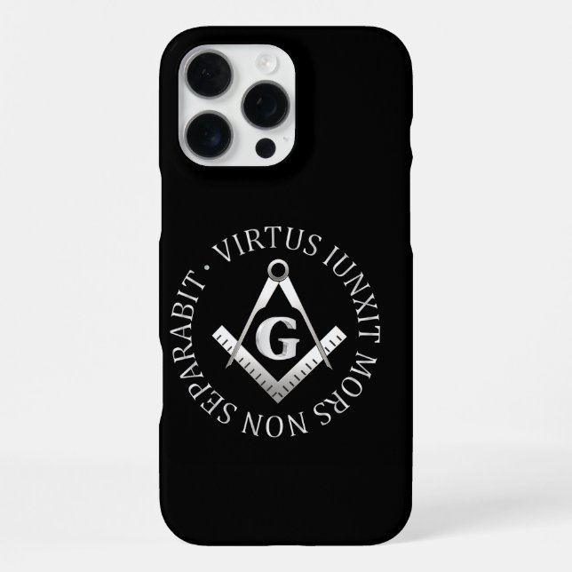 Freemasonry symbol iPhone case (Back)