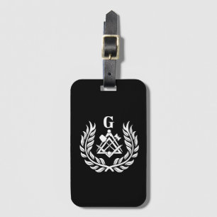 Freemasonry symbol luggage tag