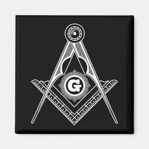 Freemasonry symbol magnet