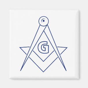 Freemasonry symbol magnet
