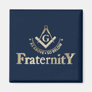Freemasonry symbol magnet