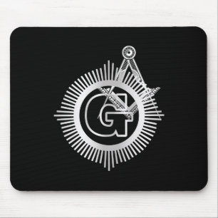 Freemasonry symbol mouse pad