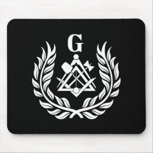 Freemasonry symbol mouse pad