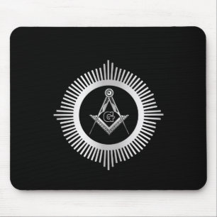 Freemasonry symbol mouse pad
