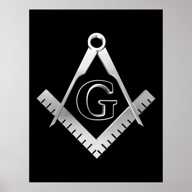 Freemasonry symbol poster (Front)