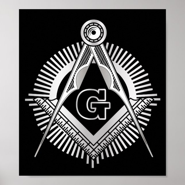 Freemasonry symbol poster (Front)