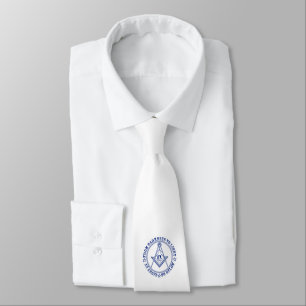 Freemasonry symbol tie