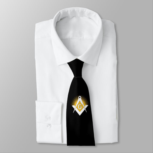 Freemasonry symbol tie (Tied)