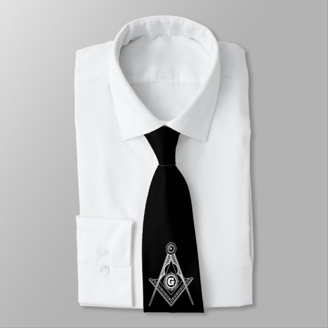 Freemasonry symbol tie (Tied)