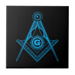 Freemasonry symbol tile