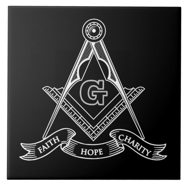 Freemasonry symbol tile (Front)